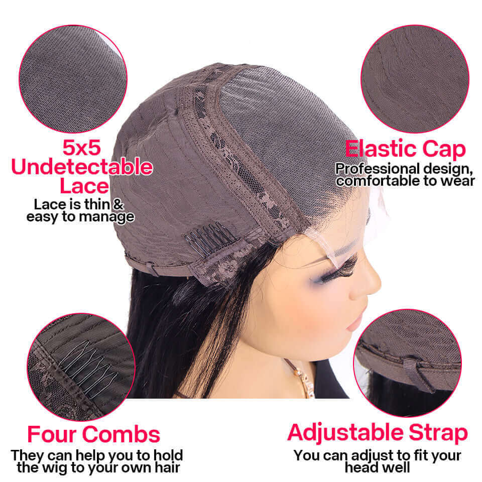 5x5 Closure Wigs